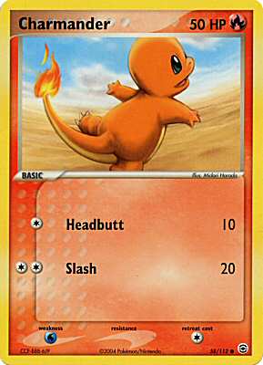 058 / 112 Charmander comune (EN) -NEAR MINT-
