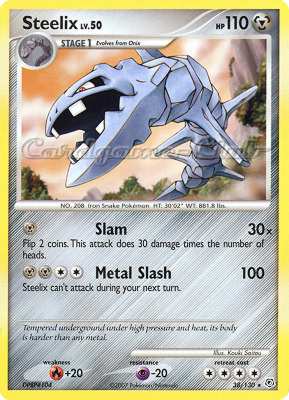 038 / 130 Steelix Lv.50 rara (EN) -NEAR MINT-