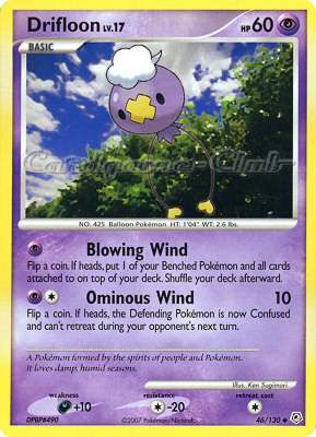 046 / 130 Drifloon Lv.17 non comune (EN) -NEAR MINT-