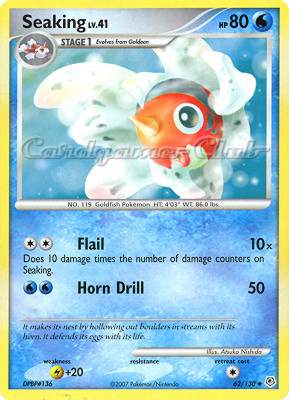 062 / 130 Seaking Lv.41 non comune (EN) -NEAR MINT-