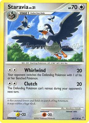 064 / 130 Staravia Lv.21 non comune (EN) -NEAR MINT-