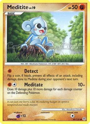 089 / 130 Meditite Lv.19 comune (EN) -NEAR MINT-