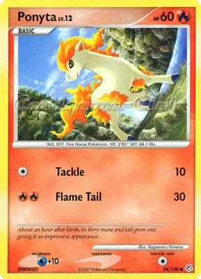 094 / 130 Ponyta Lv.12 comune (EN) -NEAR MINT-