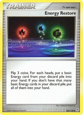 106 / 130 Energy Restore non comune (EN) -NEAR MINT-