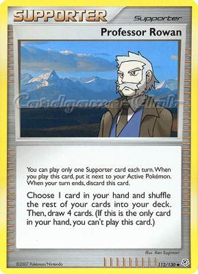 112 / 130 Professor Rowan non comune (EN) -NEAR MINT-