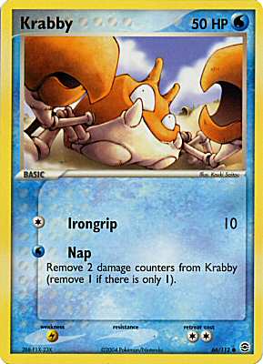 066 / 112 Krabby comune (EN) -NEAR MINT-