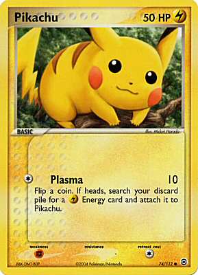 074 / 112 Pikachu comune (EN) -NEAR MINT-