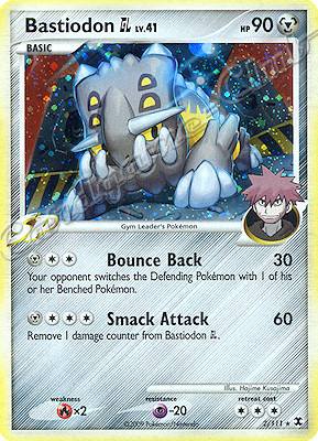 002 / 111 Bastiodon LV.41 rara foil (EN) -NEAR MINT-