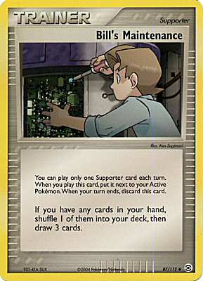087 / 112 Bill's Maintenance non comune (EN) -NEAR MINT-