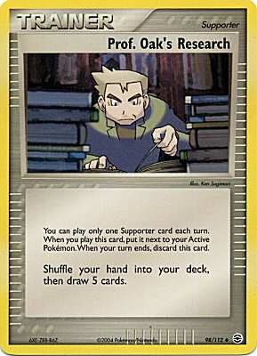 098 / 112 Prof. Oak's Research non comune (EN) -NEAR MINT-