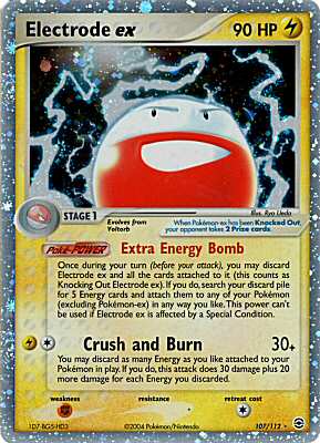107 / 112 Electrode EX rara ex foil (EN) -NEAR MINT-