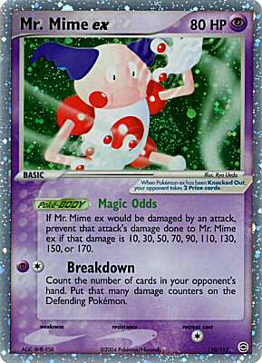 110 / 112 Mr. Mime EX rara ex foil (EN) -NEAR MINT-