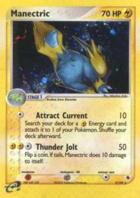 009 / 109 Manectric rara foil (EN) -NEAR MINT-