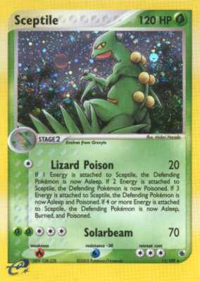 011 / 109 Sceptile rara foil (EN) -NEAR MINT-