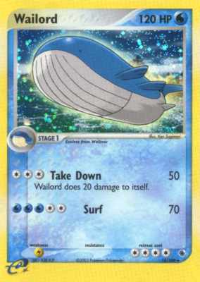 014 / 109 Wailord rara foil (EN) -NEAR MINT-