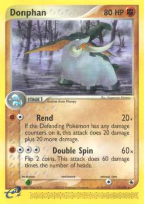 017 / 109 Donphan rara (EN) -NEAR MINT-