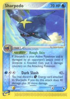 022 / 109 Sharpedo rara (EN) -NEAR MINT-