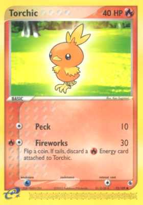 073 / 109 Torchic G-08 comune (EN) -NEAR MINT-