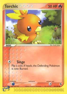 074 / 109 Torchic G-09 comune (EN) -NEAR MINT-
