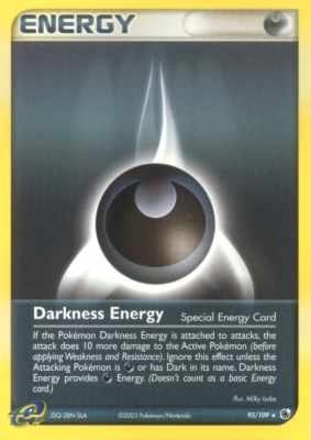 093 / 109 Darkness Energy rara (EN)  -PLAYED-