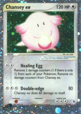 096 / 109 Chansey Ex rara ex foil (EN) -NEAR MINT-