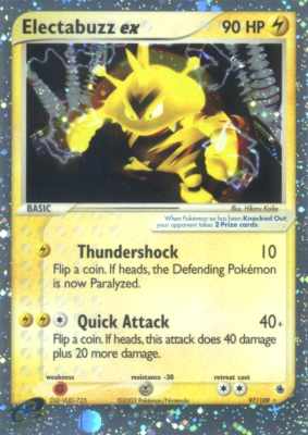 097 / 109 Electabuzz Ex rara ex foil (EN) -NEAR MINT-