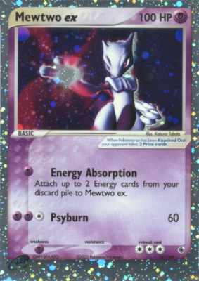 101 / 109 Mewtwo Ex rara ex foil (EN) -NEAR MINT-