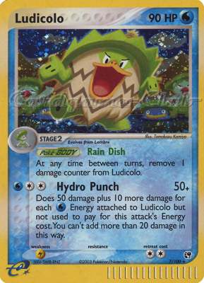 007 / 100 Ludicolo rara foil (EN) -NEAR MINT-