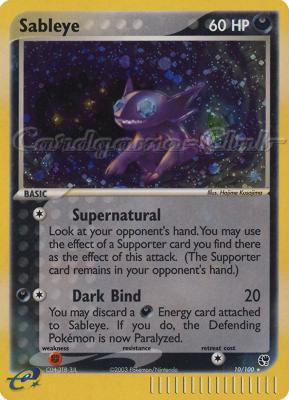 010 / 100 Sableye rara foil (EN) -NEAR MINT-