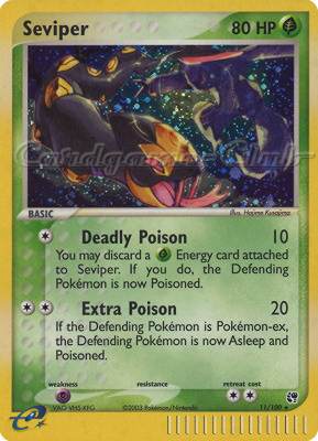 011 / 100 Seviper rara foil (EN) -NEAR MINT-