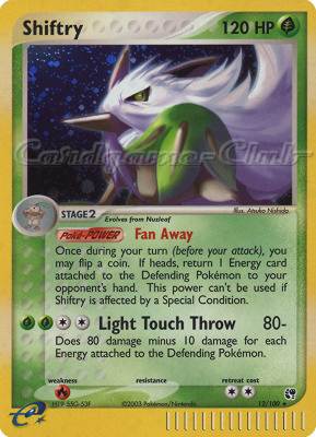 012 / 100 Shiftry rara foil (EN) -NEAR MINT-