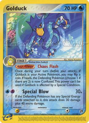 017 / 100 Golduck rara (EN) -NEAR MINT-