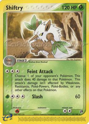 022 / 100 Shiftry rara (EN) -NEAR MINT-