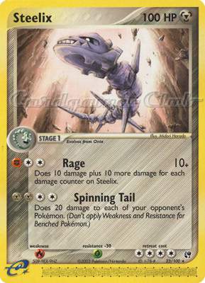 023 / 100 Steelix rara (EN) -NEAR MINT-