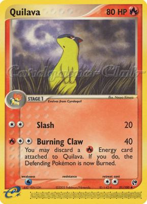 051 / 100 Quilava non comune (EN) -NEAR MINT-