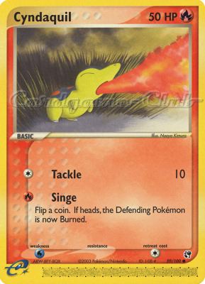 059 / 100 Cyndaquil comune (EN) -NEAR MINT-