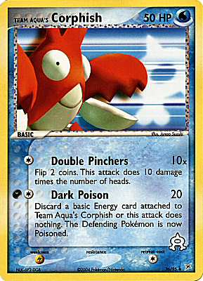 26 / 95 Team Aqua's Corphish non comune (EN) -NEAR MINT-