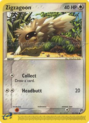 085 / 100 Zigzagoon comune (EN) -NEAR MINT-