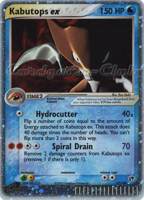097 / 100 Kabutops Ex rara ex foil (EN) -NEAR MINT-