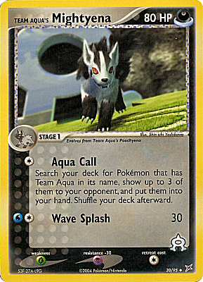 30 / 95 Team Aqua's Mightyena non comune (EN) -NEAR MINT-