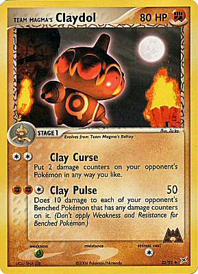 33 / 95 Team Magma's Claydol non comune (EN) -NEAR MINT-