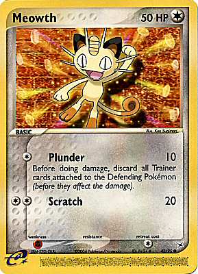 42 / 95 Meowth comune (EN) -NEAR MINT-