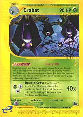 006 / 144 Crobat rara (EN) -NEAR MINT-