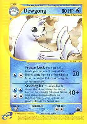 007 / 144 Dewgong rara (EN) -NEAR MINT-