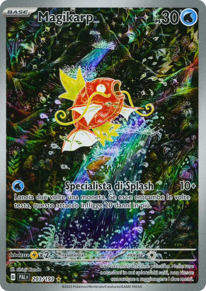 203 / 193 Magikarp Rara Segreta foil (IT) -NEAR MINT-