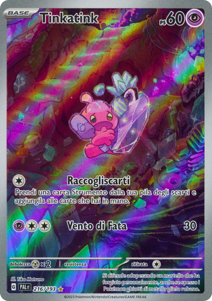 216 / 193 Tinkatink Rara Segreta foil (IT) -NEAR MINT-