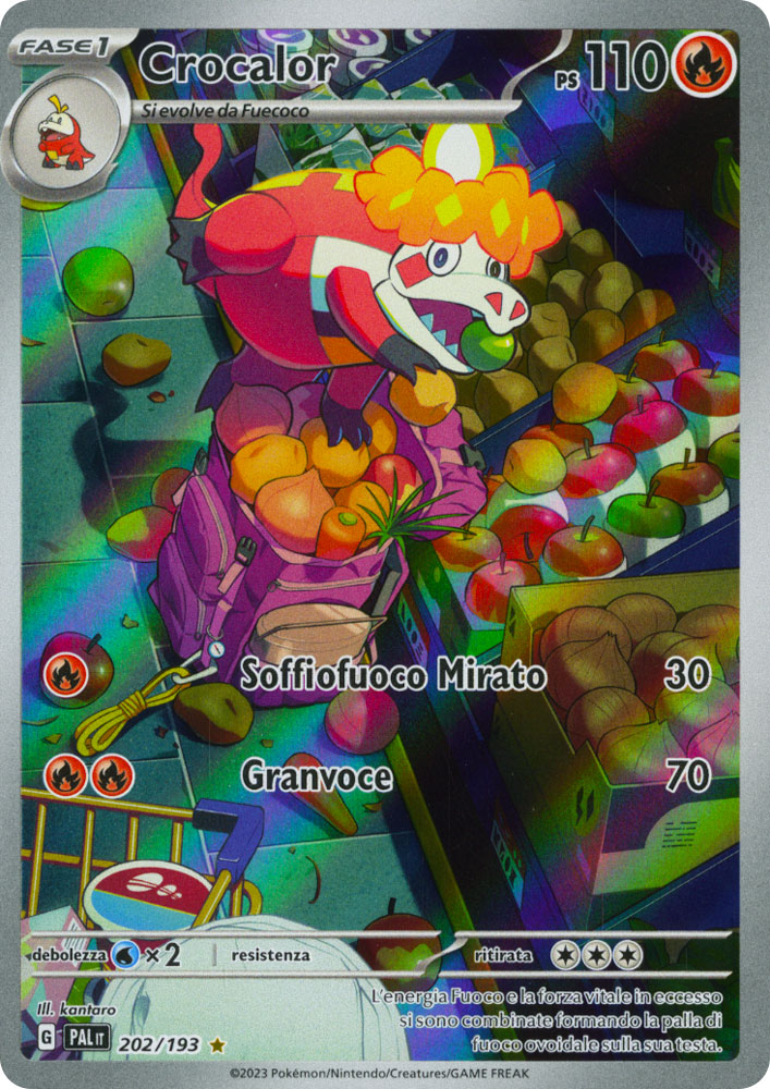 202 / 193 Crocalor Rara Segreta foil (IT) -NEAR MINT-