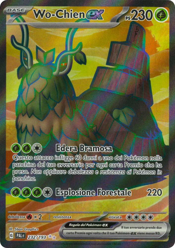 232 / 193 Wo-Chien ex Rara Segreta foil (IT) -NEAR MINT-