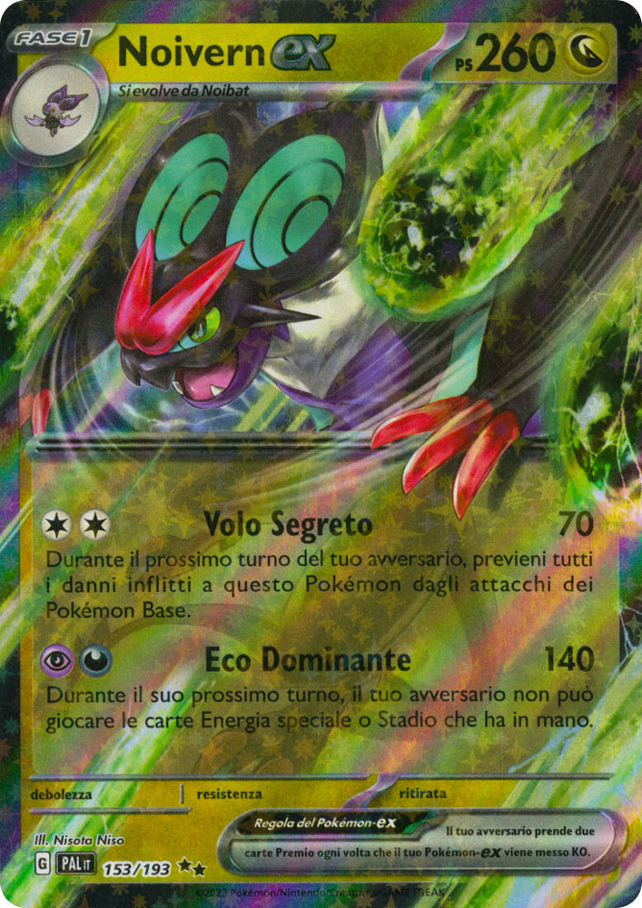 153 / 193 Noivern ex Rara Ex foil (IT) -NEAR MINT-