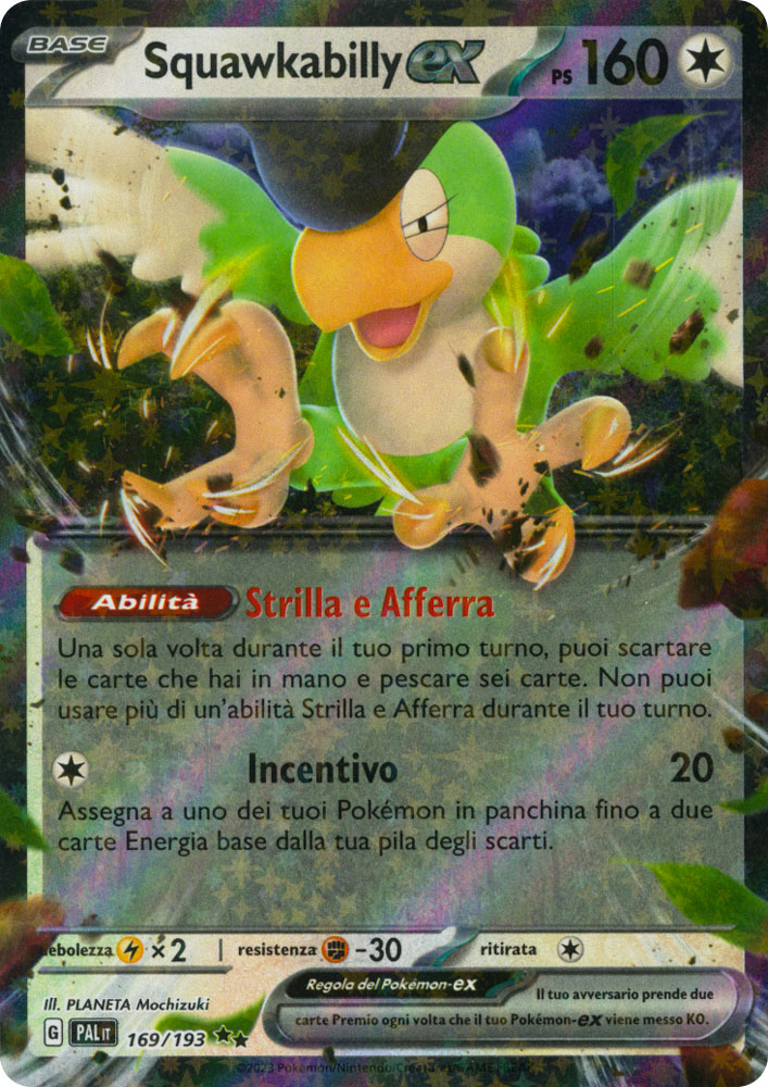 169 / 193 Squawkabilly ex Rara Ex foil (IT) -NEAR MINT-